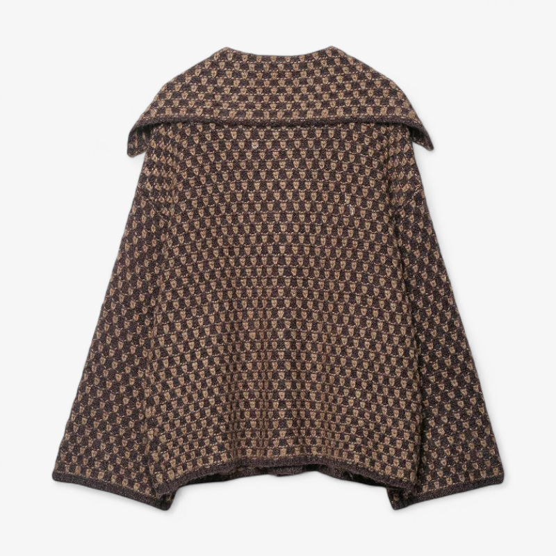 Argyle Knit Swing Jacket Old Money