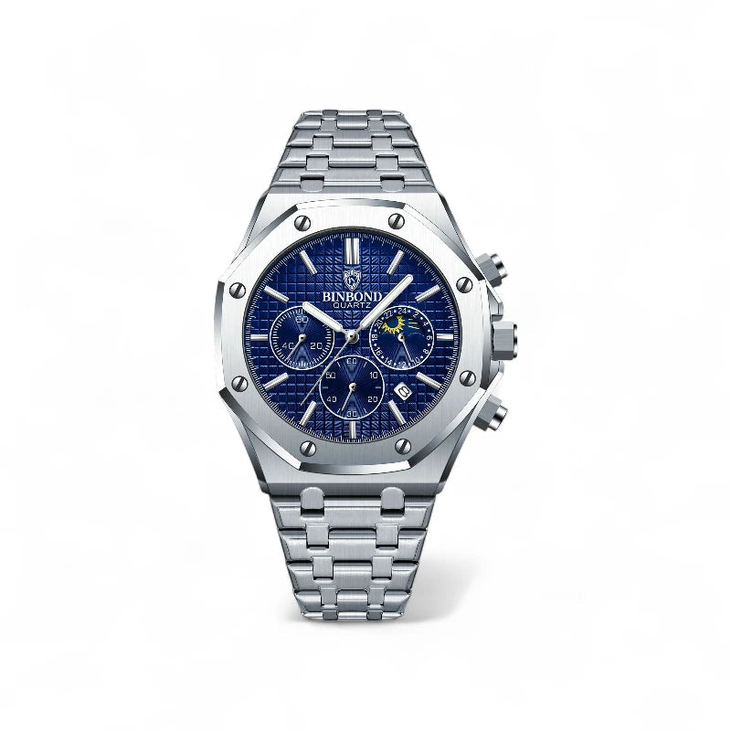 Royal Steel Chronograph Real Old Money