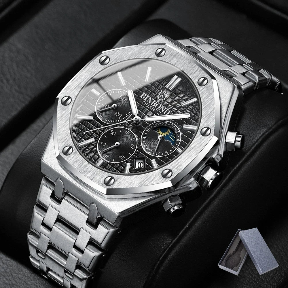 Royal Steel Chronograph Real Old Money
