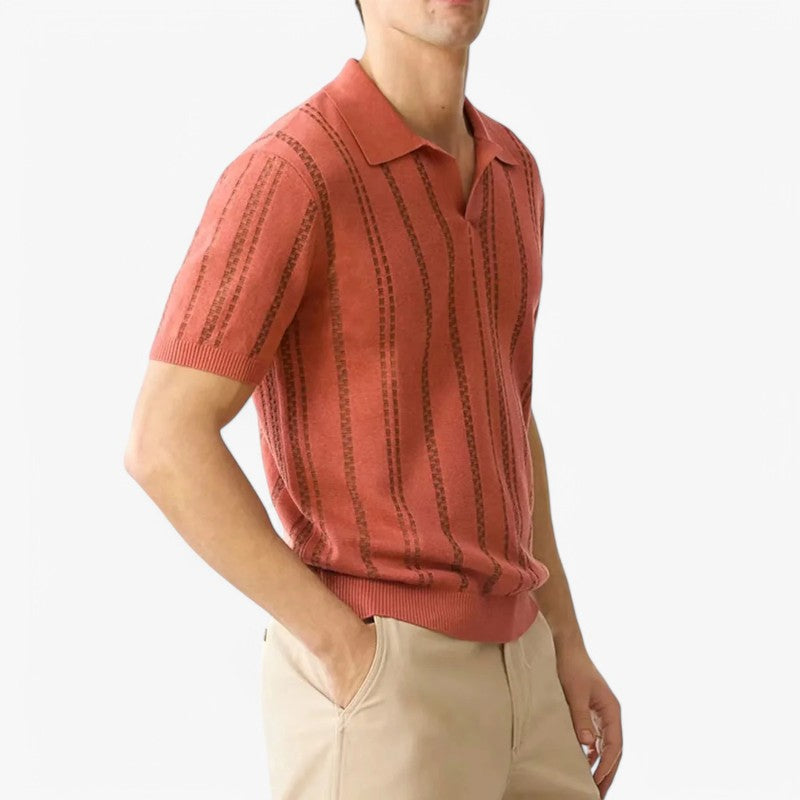 Casual Ice Silk Polo Shirt ROM
