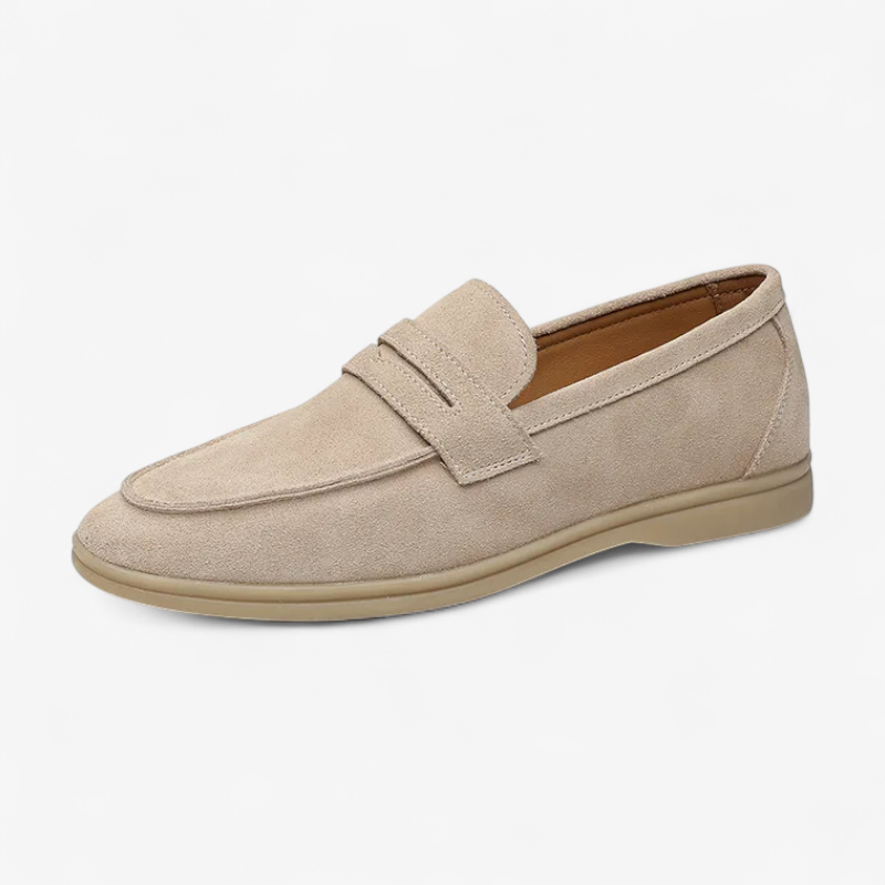 Classic Suede Penny Loafers oldmoney