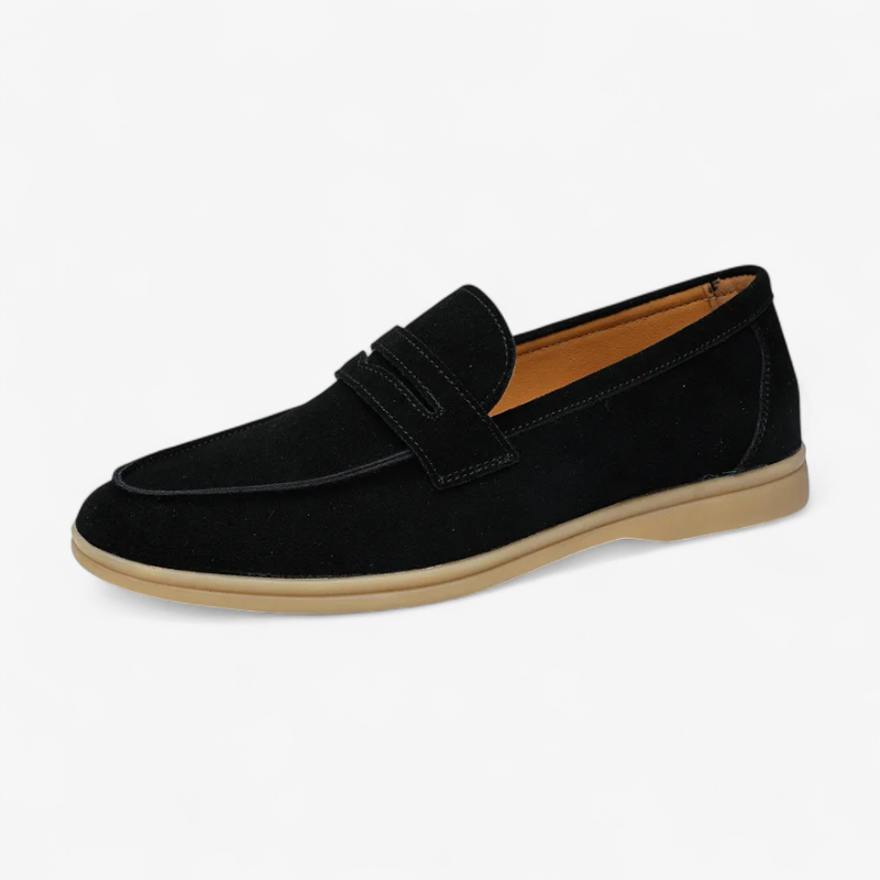 Classic Suede Penny Loafers oldmoney