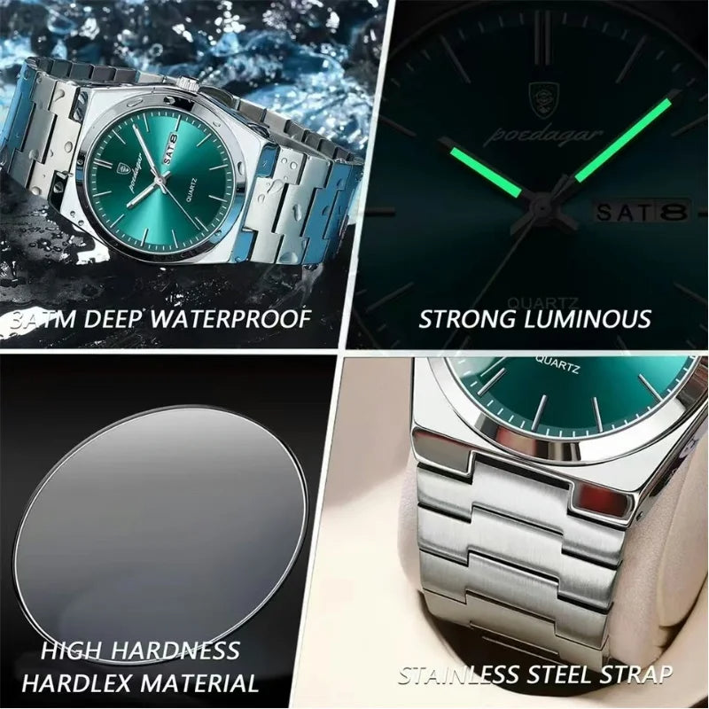 Emerald Horizon Mechanical Watch Real Old Money