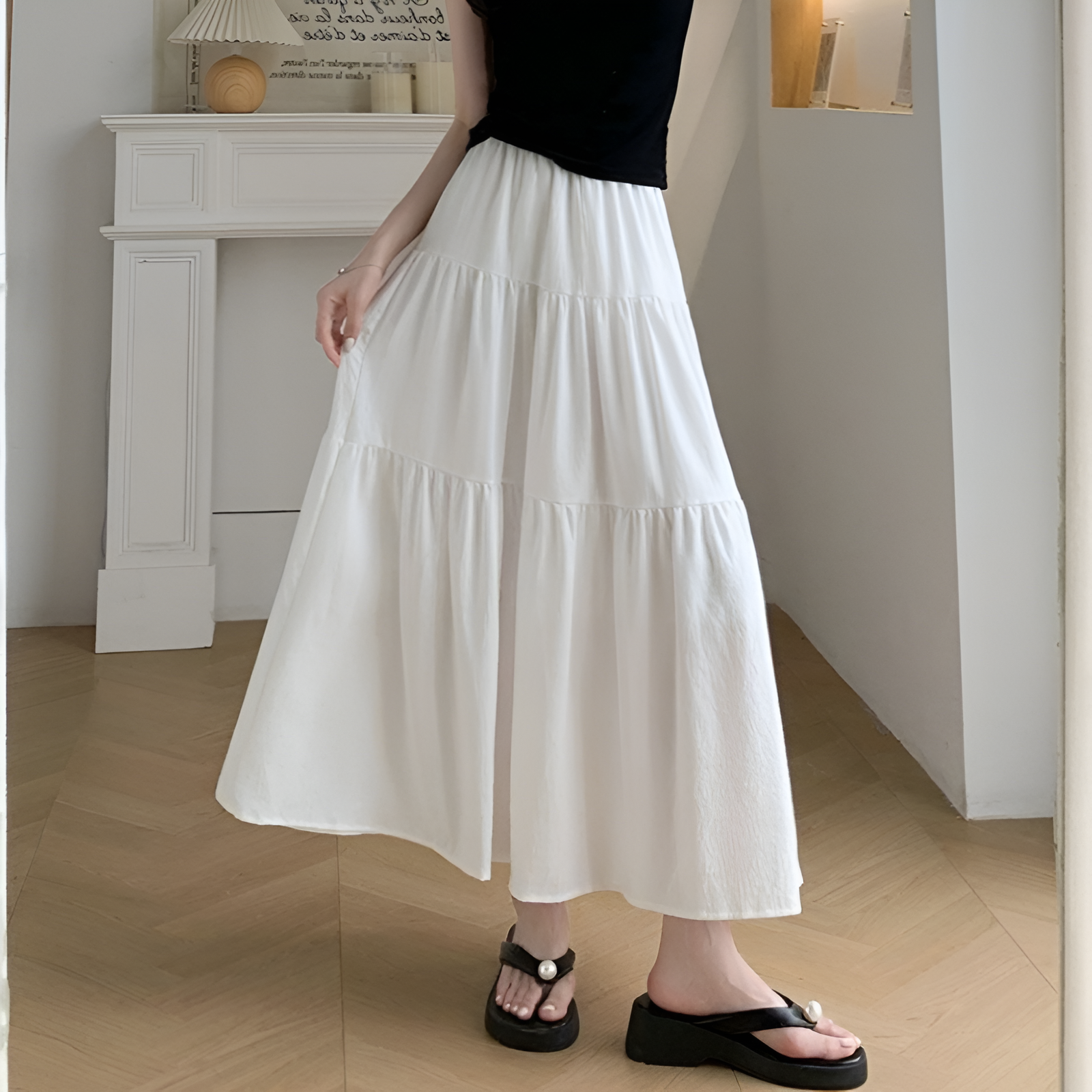 Line Mid-Calf Skirt oldmoney