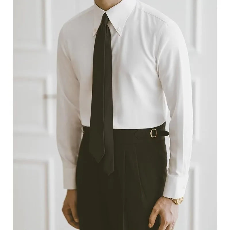 Old Money Brown Cotton Shirt Real Old Money