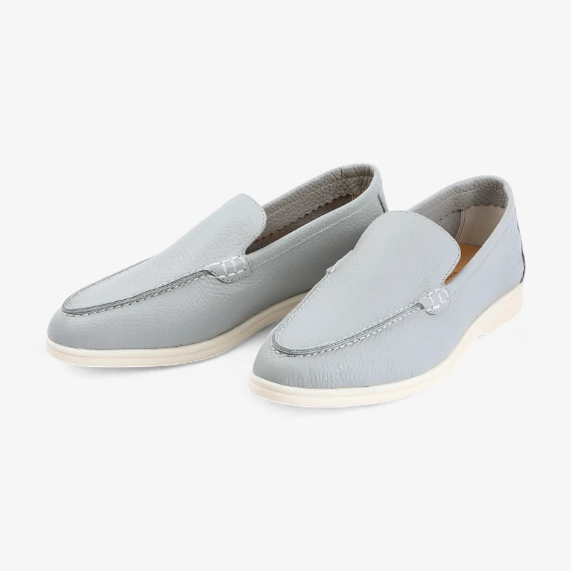 Old Money Cowhide Leather Loafers Real Old Money