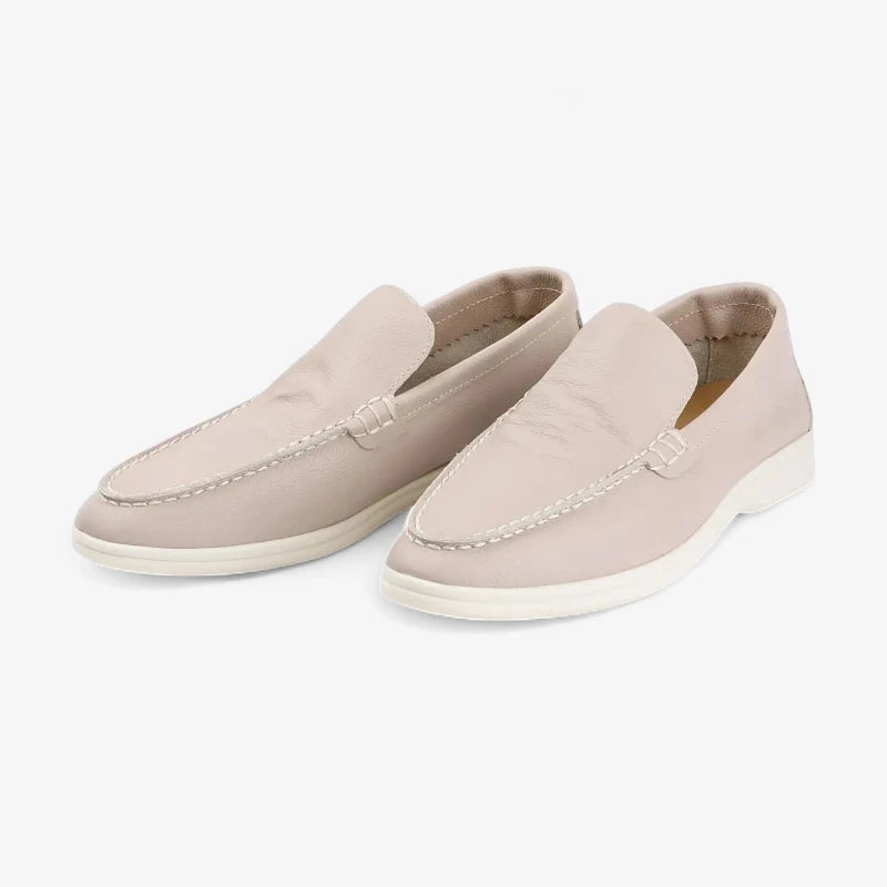 Old Money Cowhide Leather Loafers Real Old Money