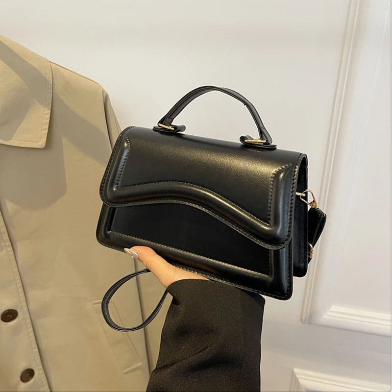 Old Money Curved Flap Bag Real Old Money