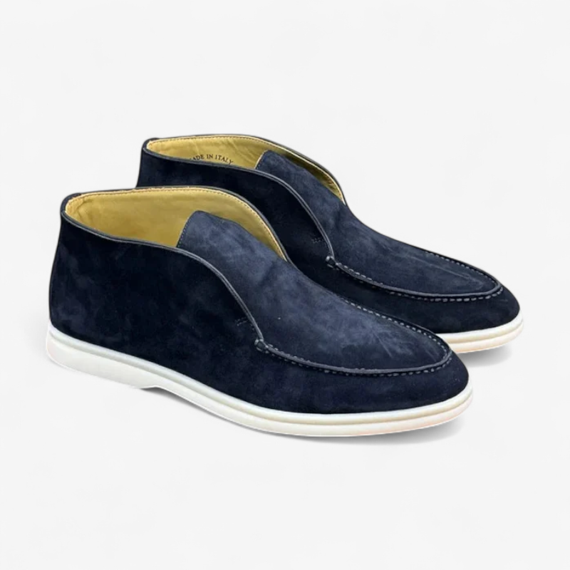 Old Money High Suede Loafers Real Old Money