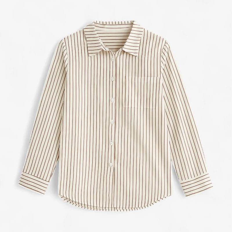 Old Money Stripe Button-Up Shirt