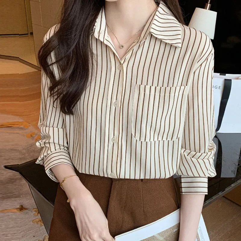 Old Money Stripe Button-Up Shirt Real Old Money