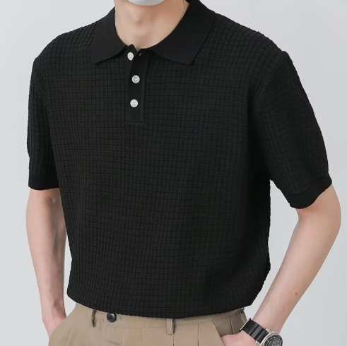 Old Money waffle polo ROM