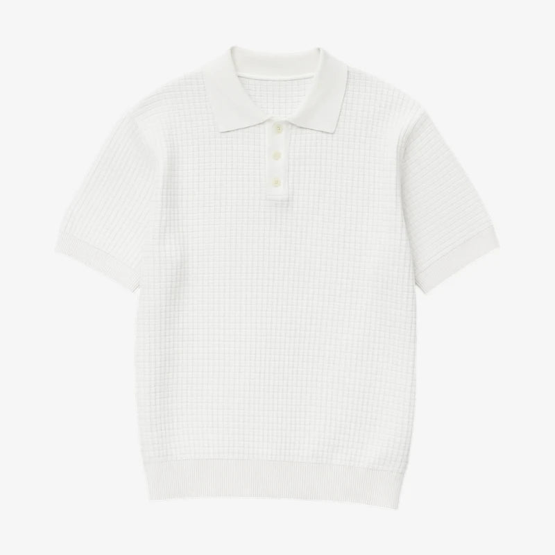 Old Money waffle polo ROM