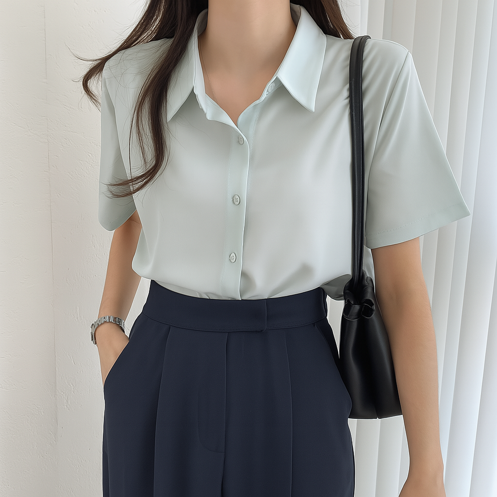 Old Money women short sleeve shirt Real Old Money