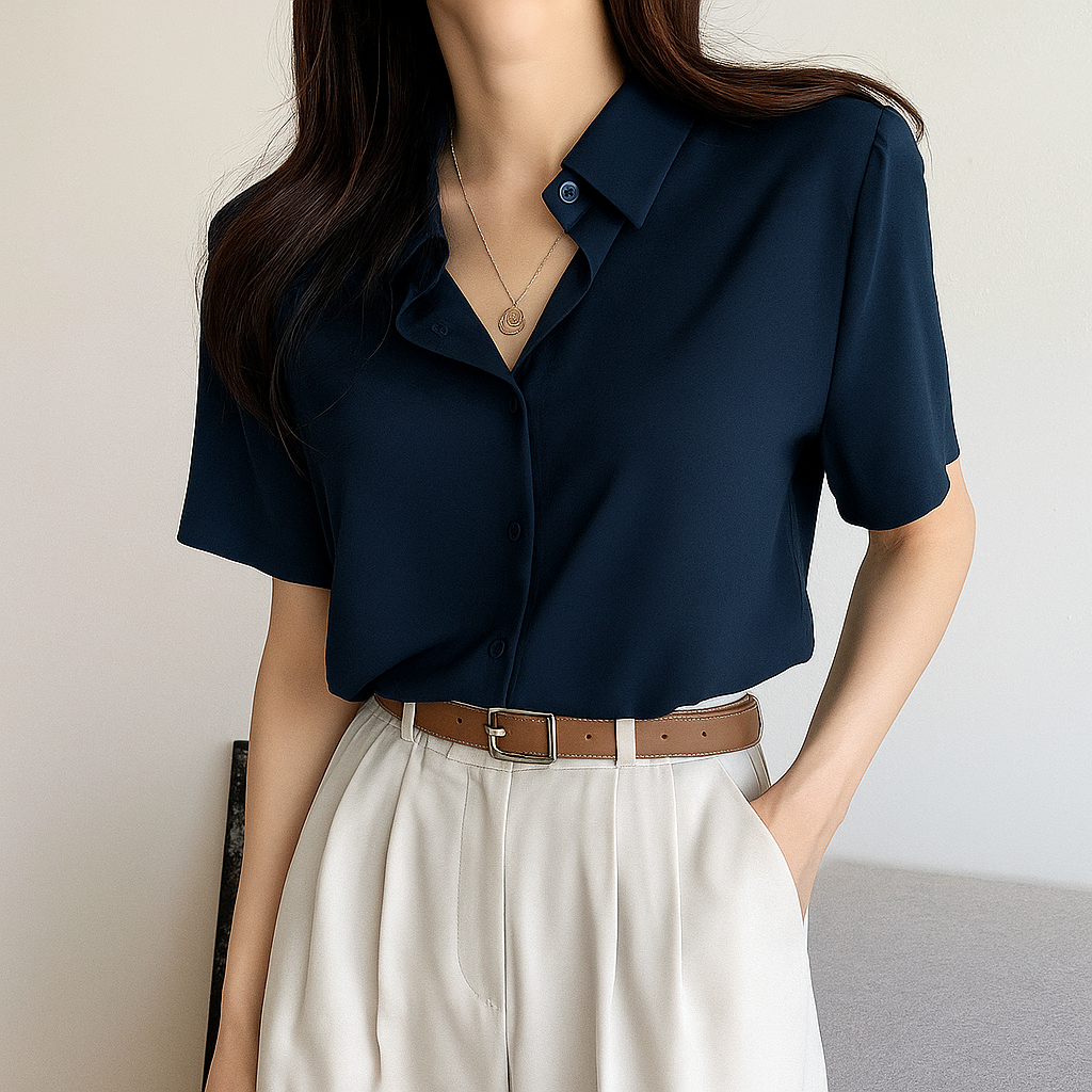 Old Money women short sleeve shirt Real Old Money