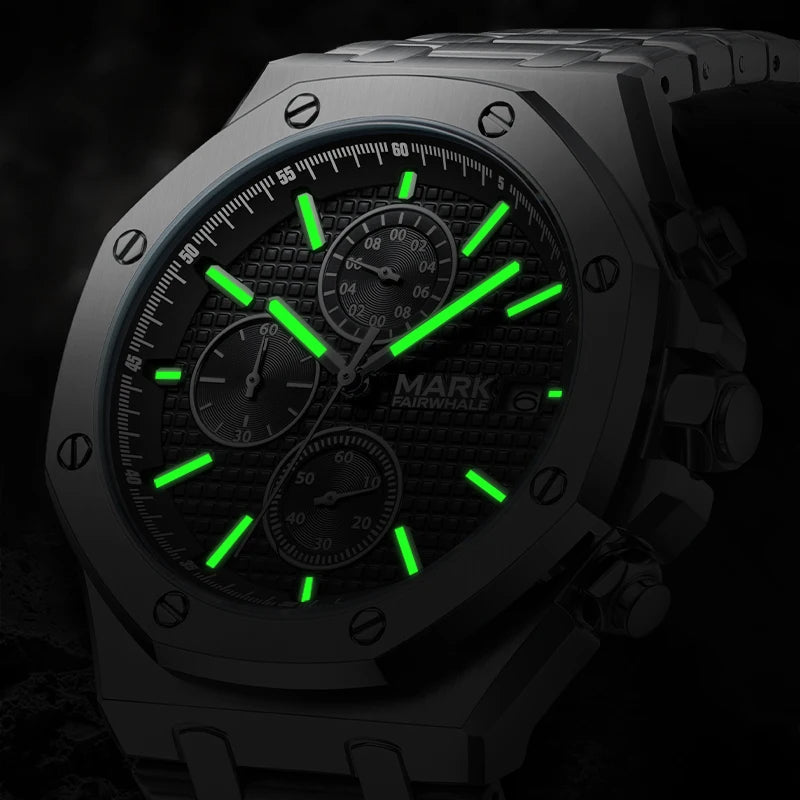 Royal Steel Chronograph Real Old Money