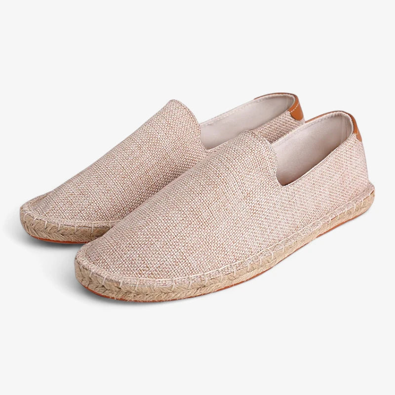 Stitch Sole Canvas Espadrilles Real Old Money