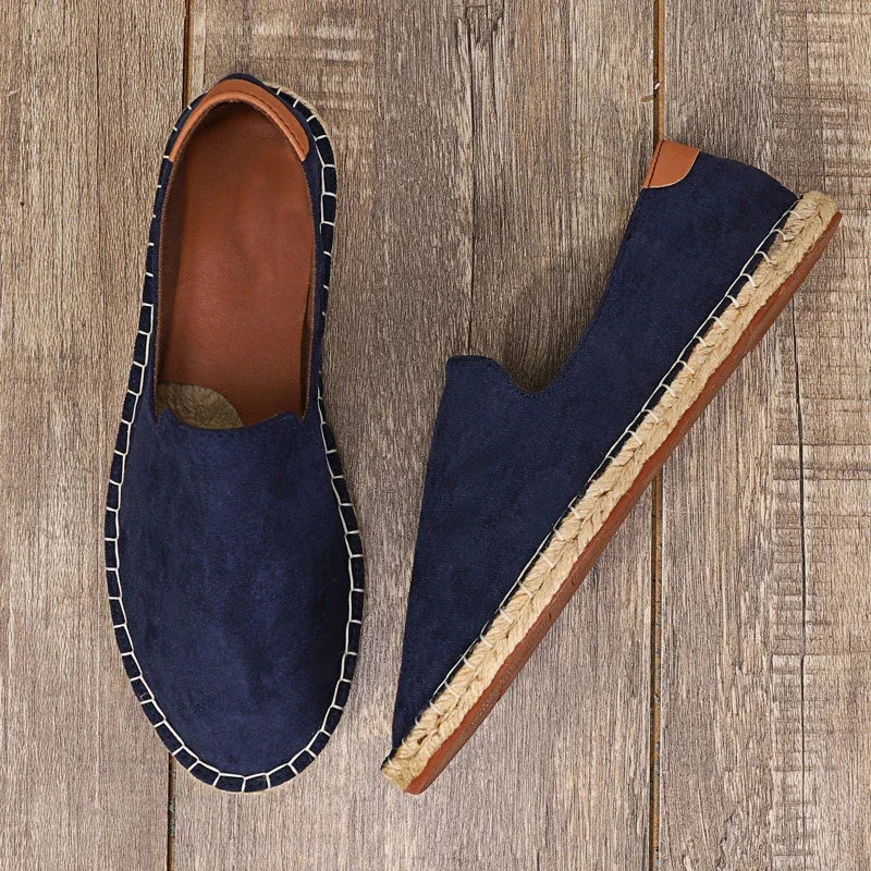 Stitch Sole Canvas Espadrilles Real Old Money