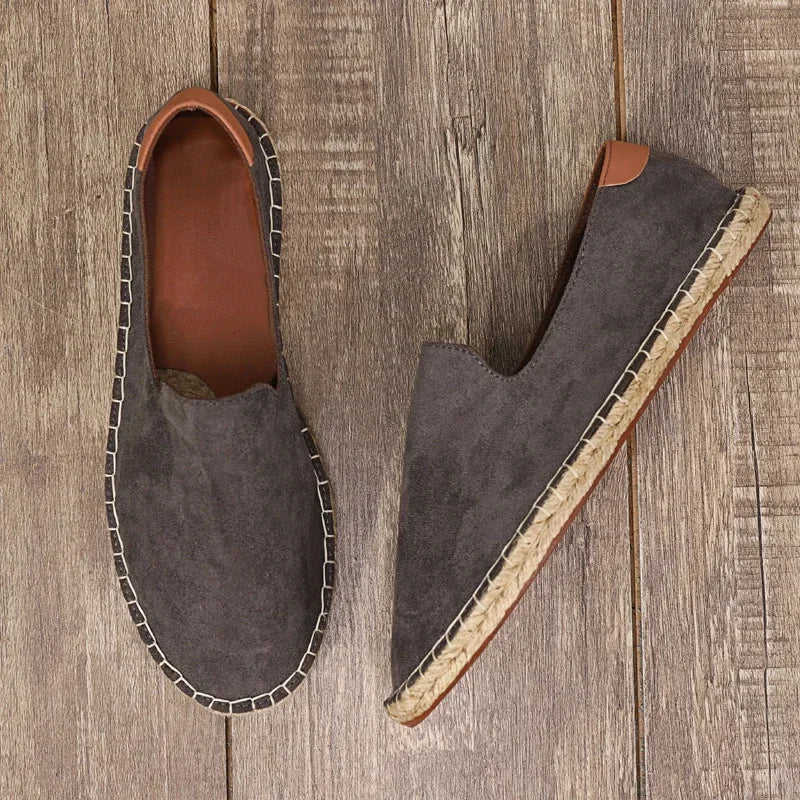 Stitch Sole Canvas Espadrilles Real Old Money
