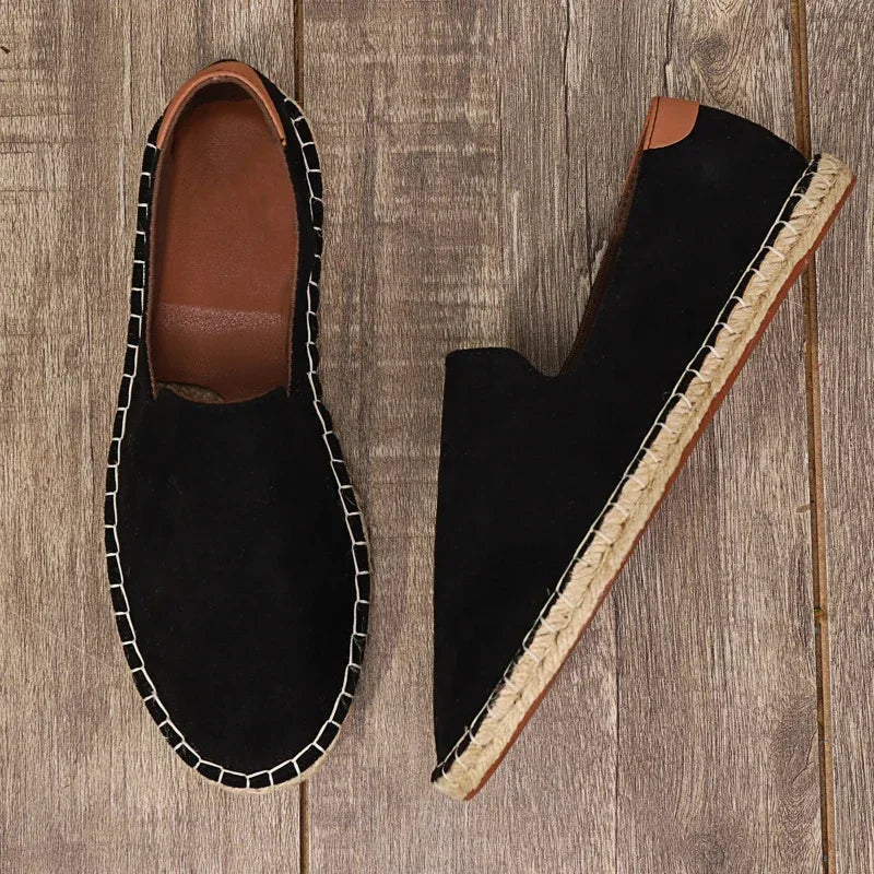 Stitch Sole Canvas Espadrilles Real Old Money