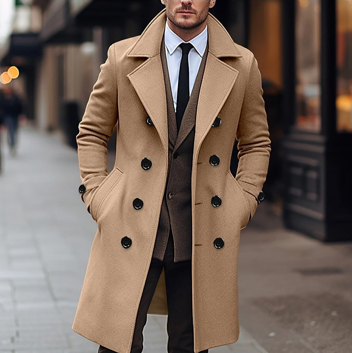 0ld Money Wool Blend Overcoat Real Old Money