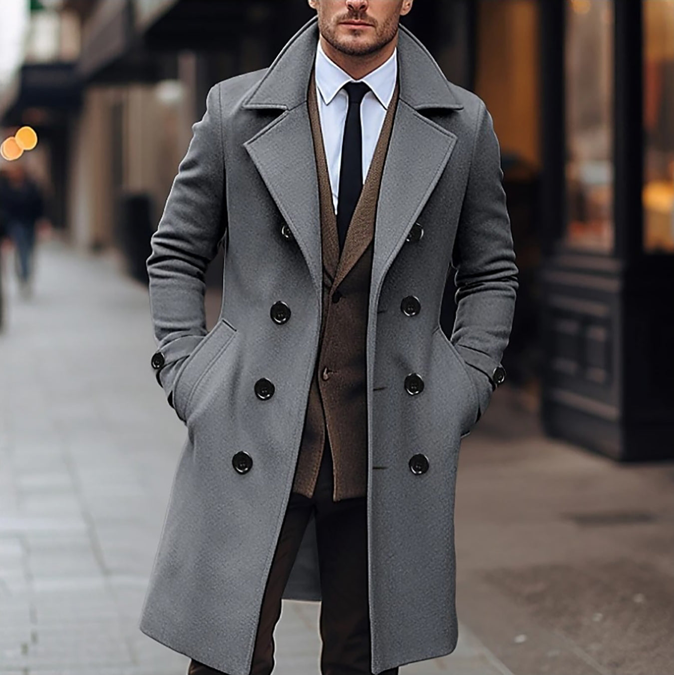 0ld Money Wool Blend Overcoat Real Old Money