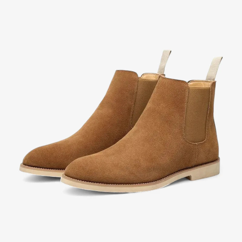 Classic Suede Slip-On Boots
