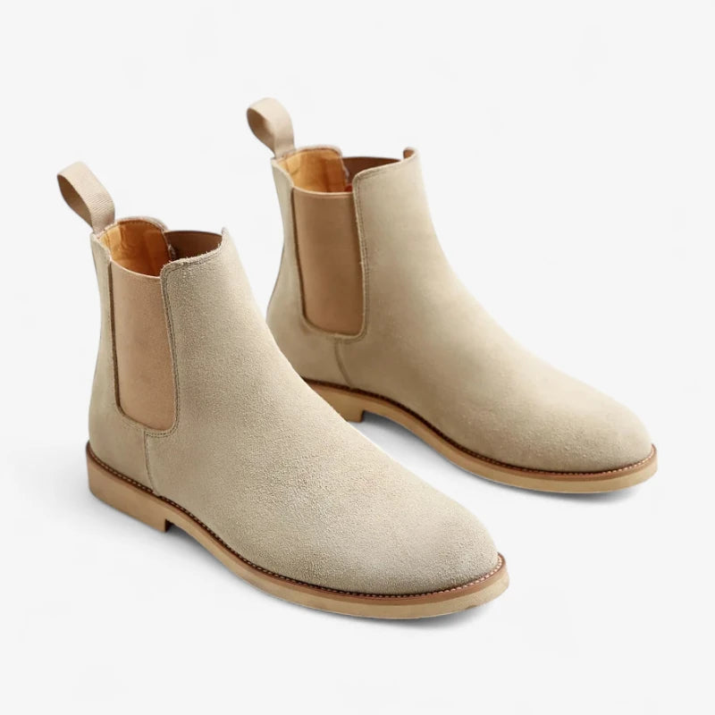 Classic Suede Slip-On Boots Real Old Money