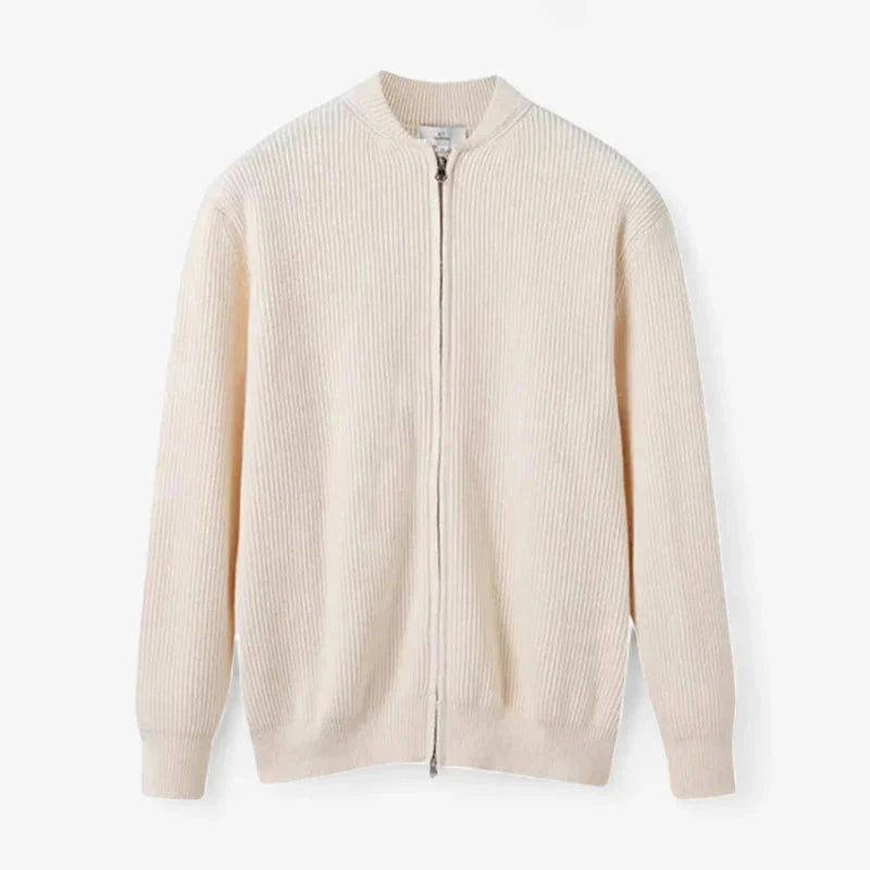 Heritage Knit Full-Zip Cardigan Old Money