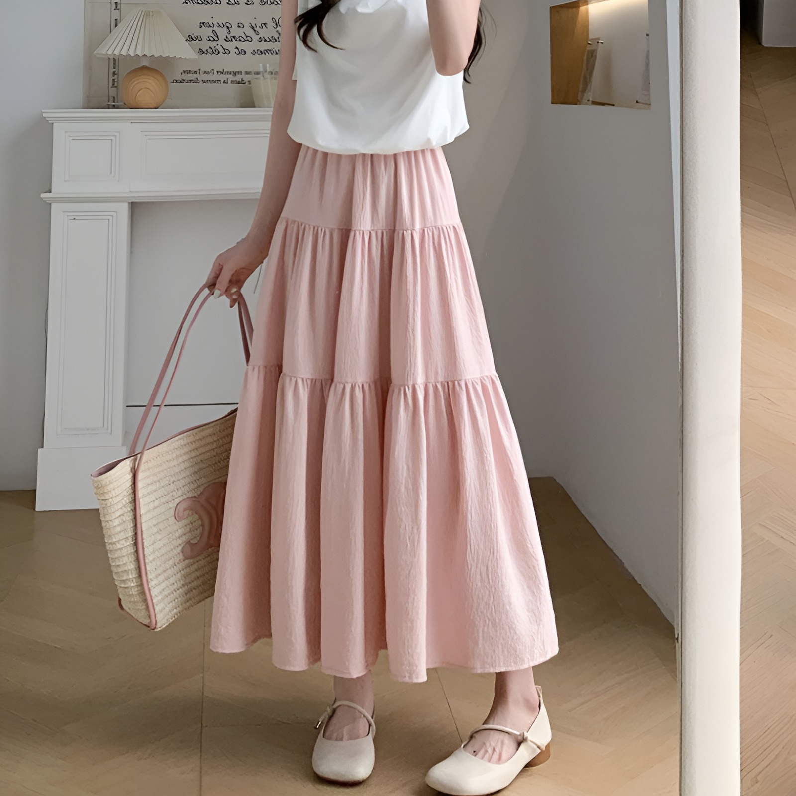 Line Mid-Calf Skirt oldmoney