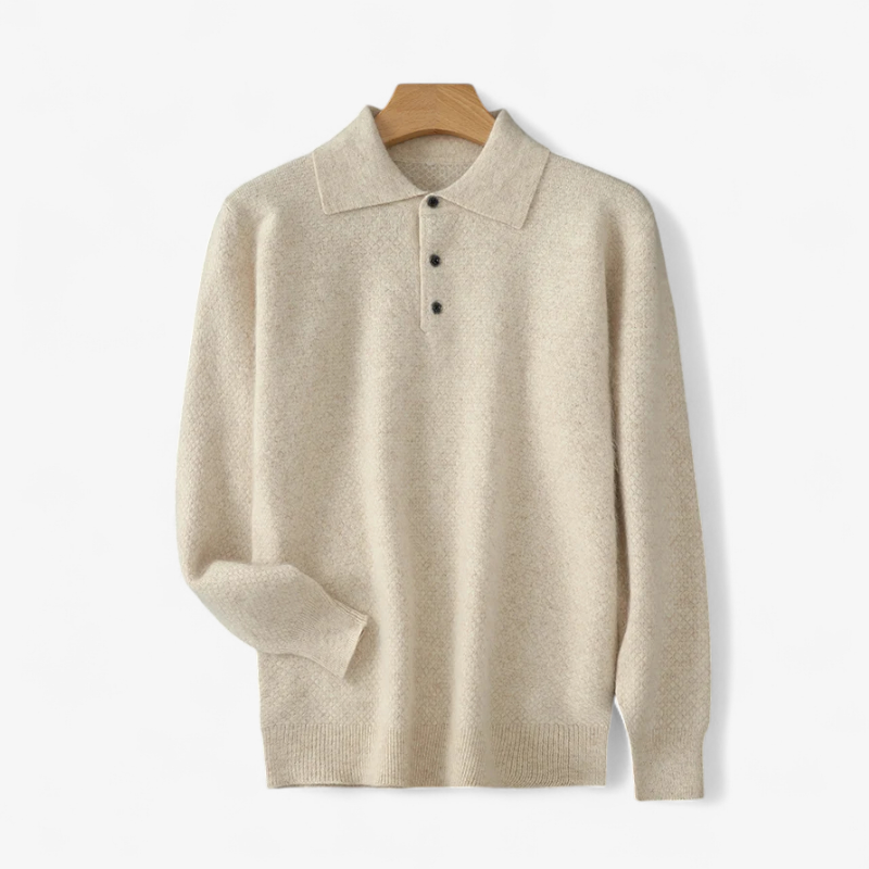 Monarch Knit Polo Pullover Real Old Money