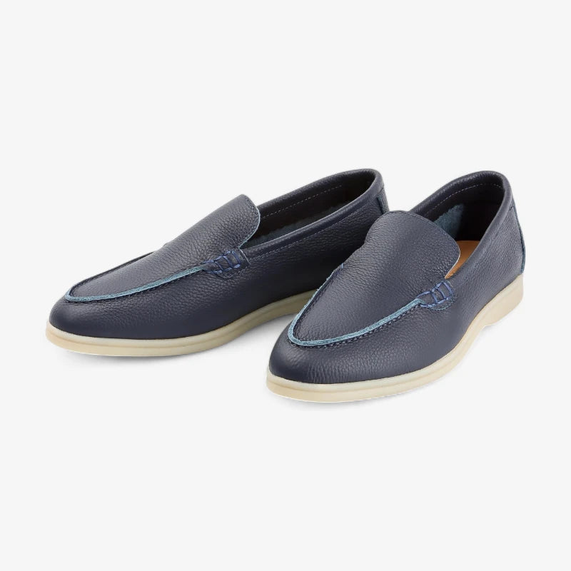 Old Money Cowhide Leather Loafers Real Old Money