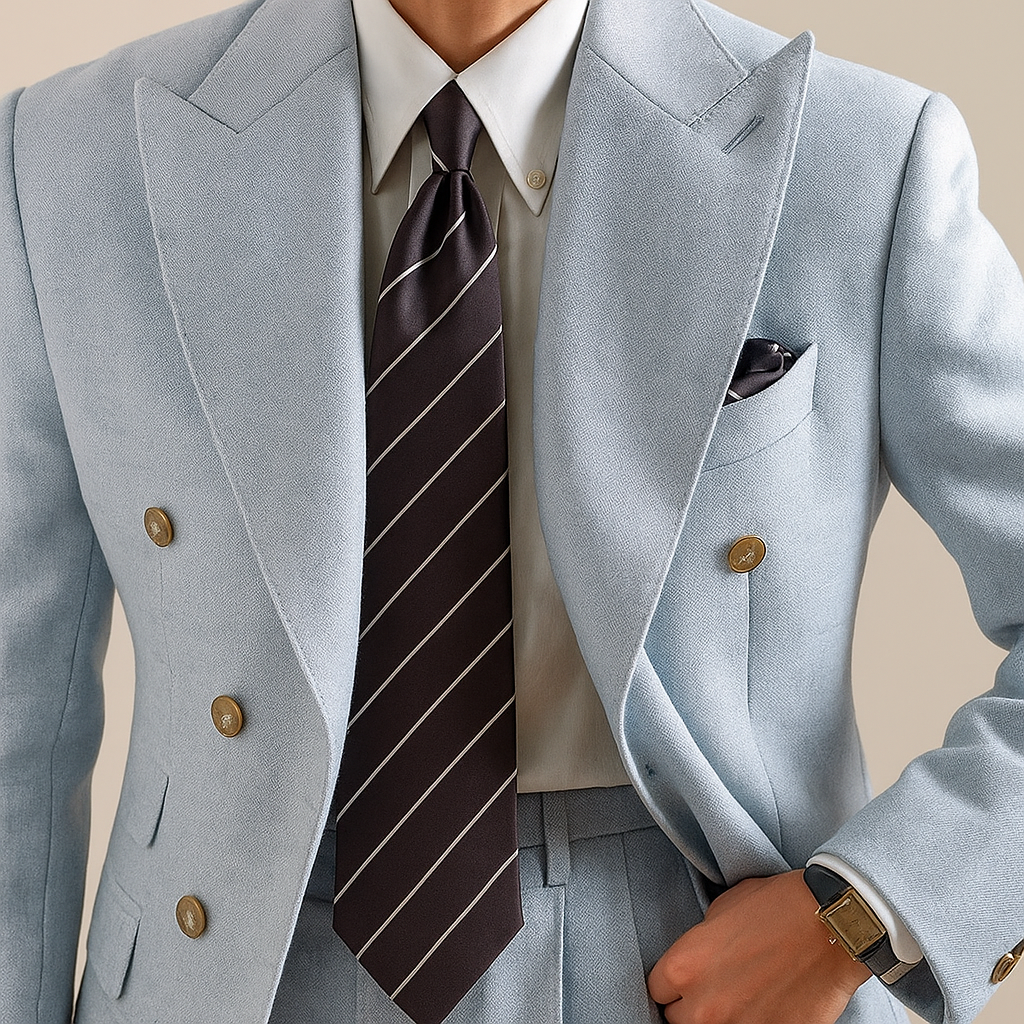 Old Money Double-Breasted Charcoal ROM