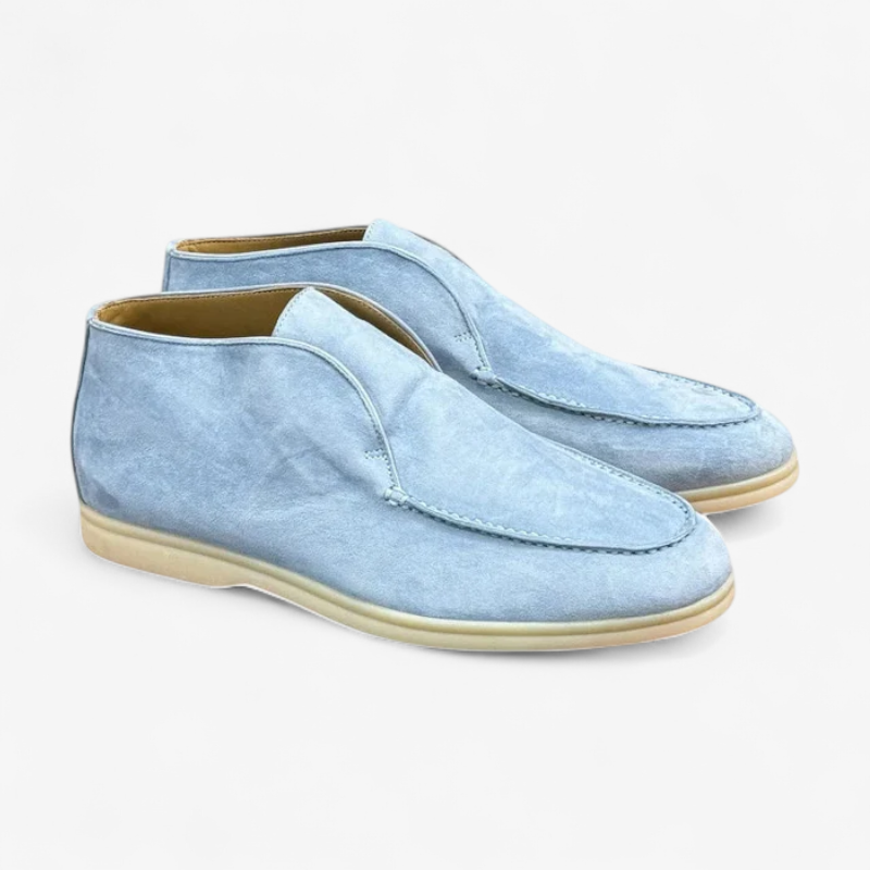 Old Money High Suede Loafers Real Old Money