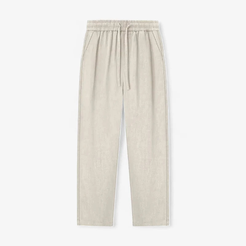 Old Money Linen Drawstring Pants Real Old Money