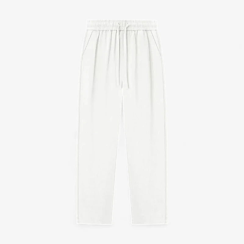 Old Money Linen Drawstring Pants Real Old Money