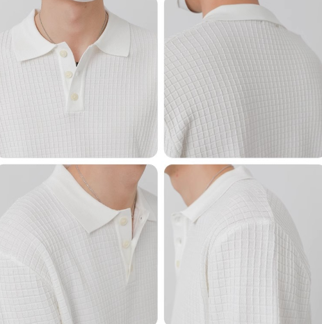 Old Money waffle polo ROM