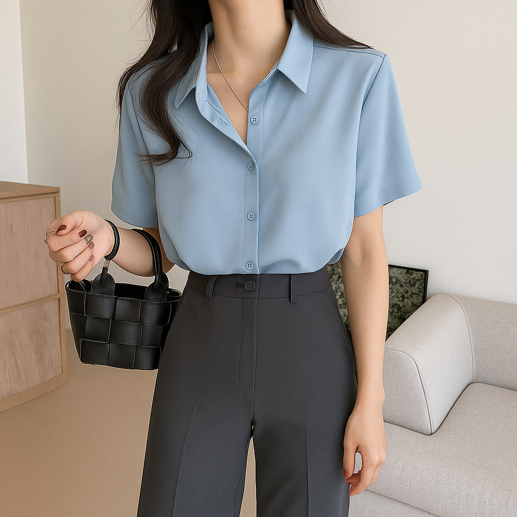 Old Money women short sleeve  shirt Real Old Money