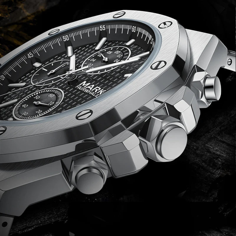 Royal Steel Chronograph Real Old Money
