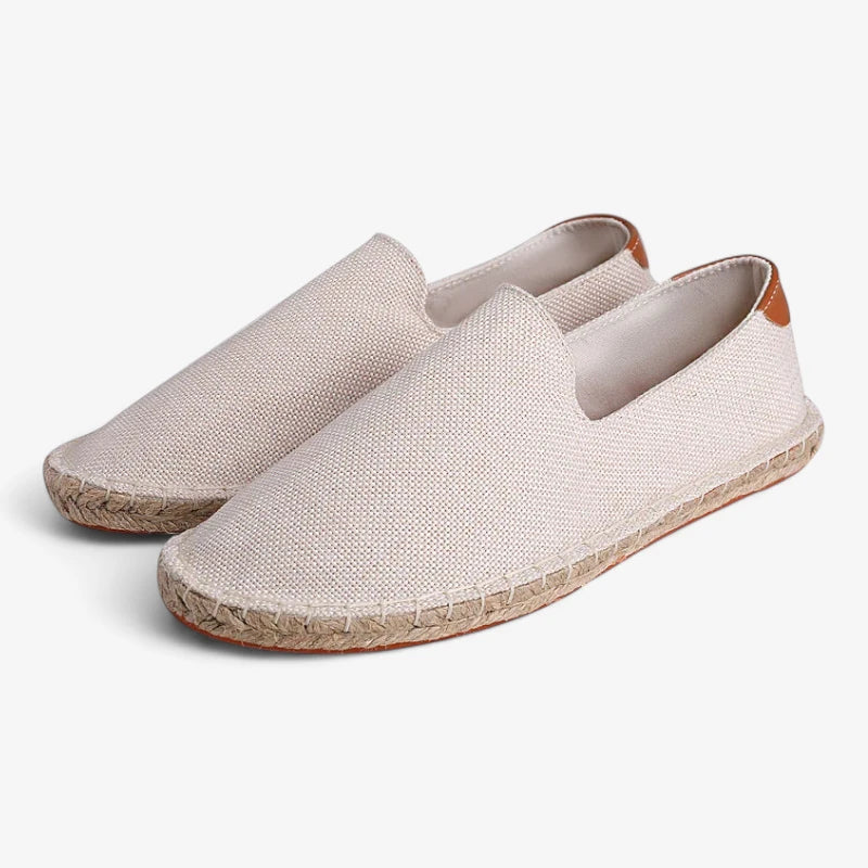 Stitch Sole Canvas Espadrilles Real Old Money