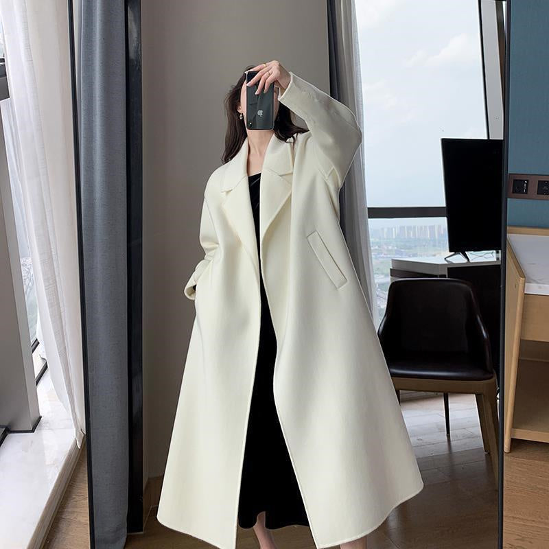 Wool Blend Long Overcoat Real Old Money